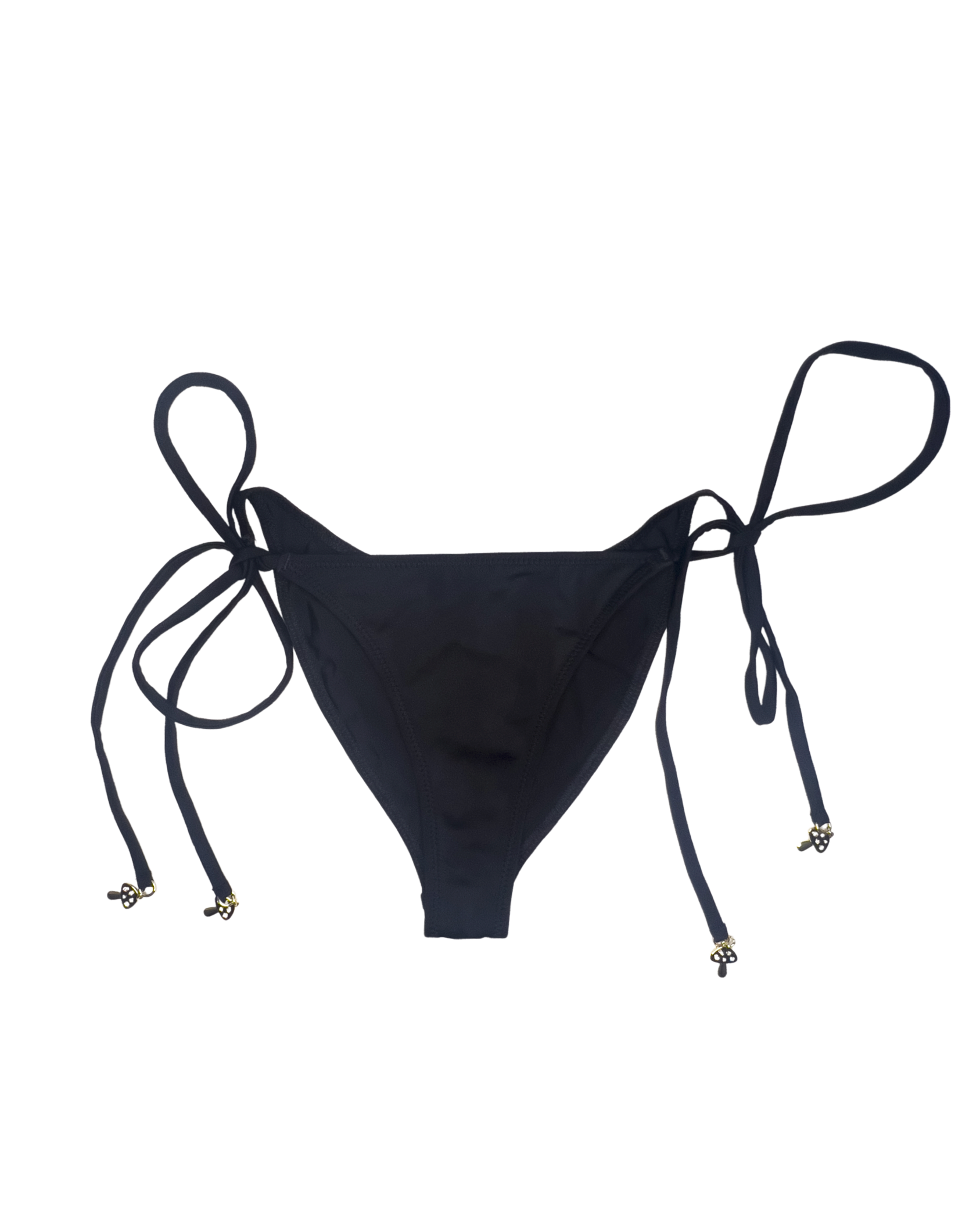 Mushroom Tie Side Bikini (Black)