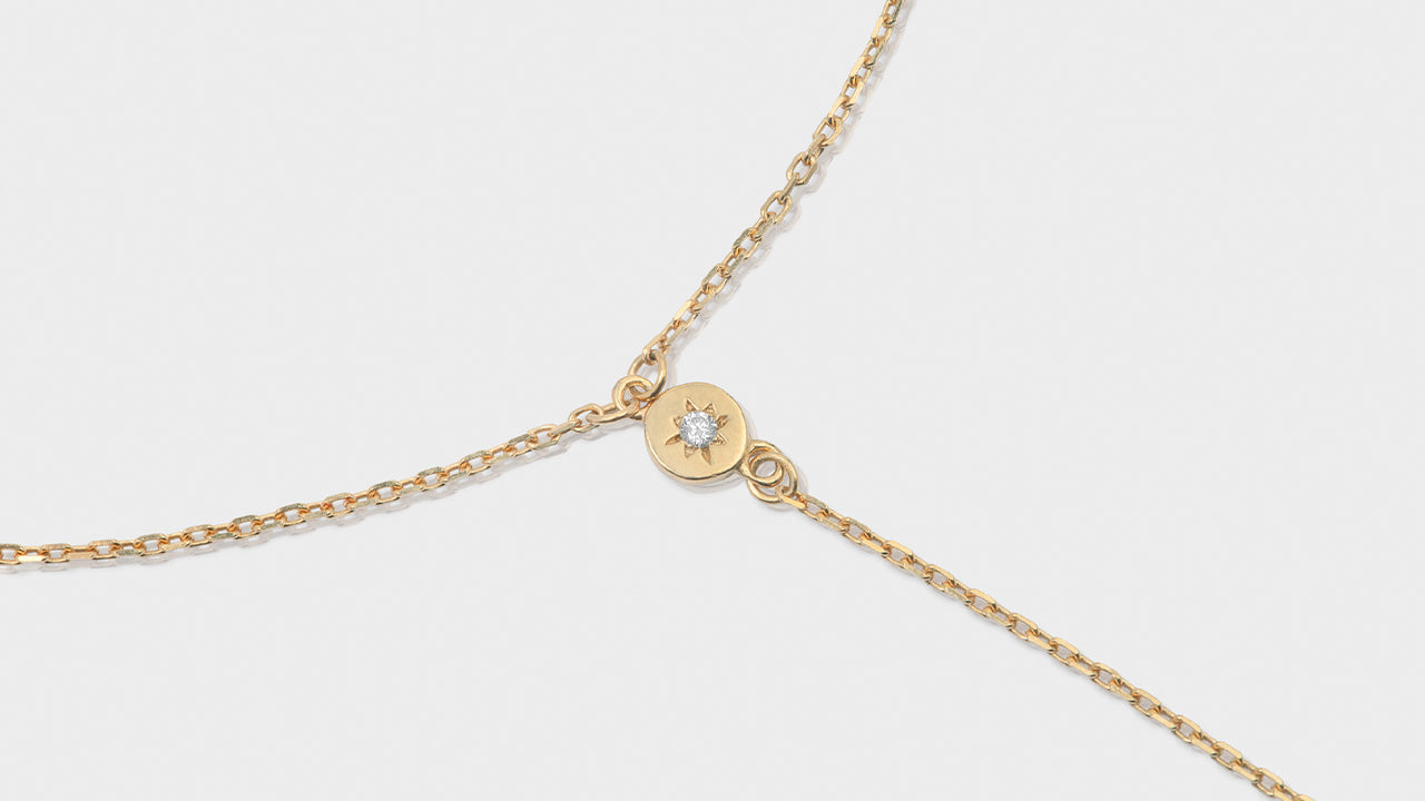 Diamond Foot Lariat