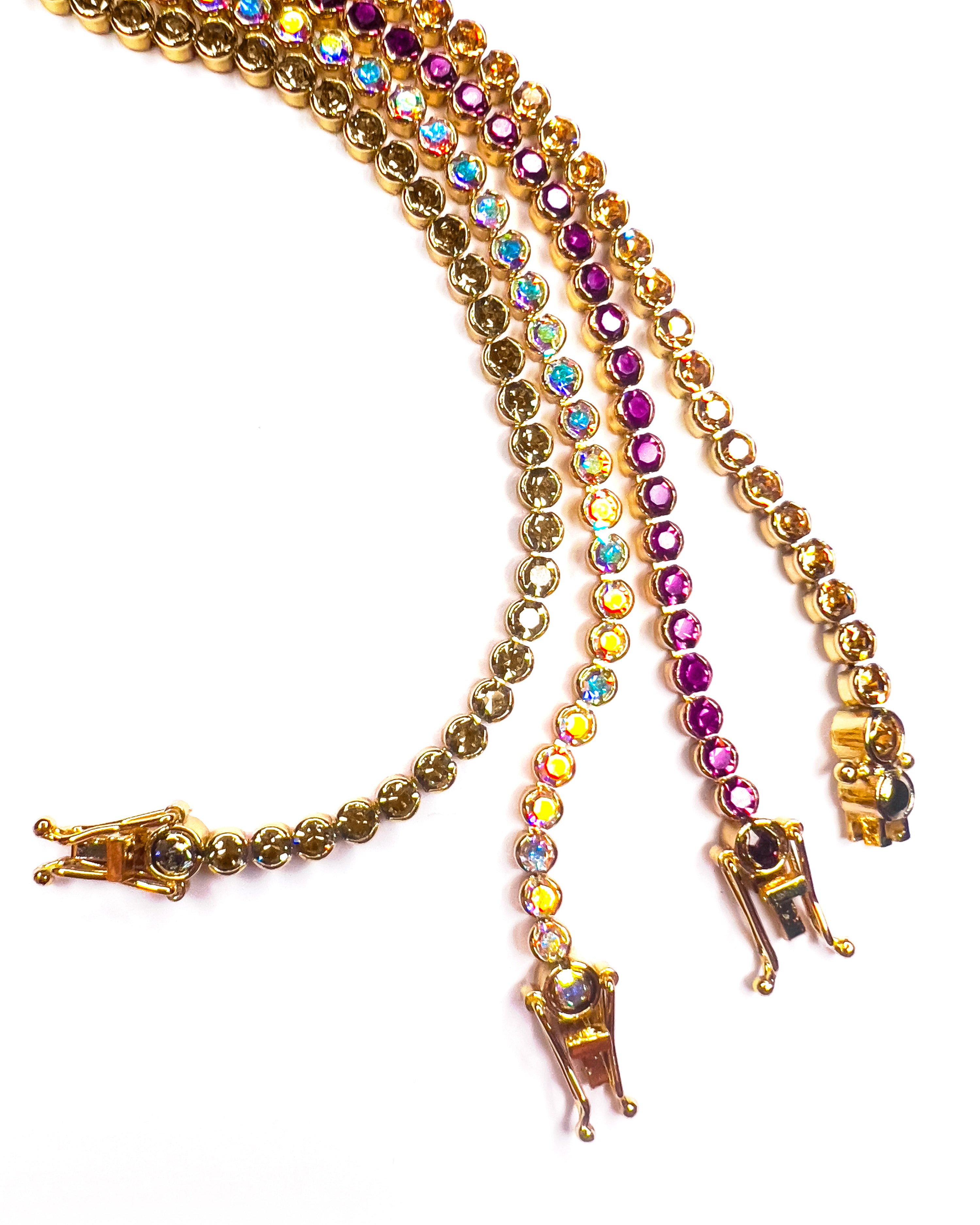 Clarice Crystal Tennis Anklet
