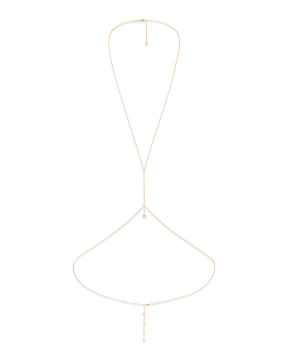 Anais Diamond Dangle Body Chain