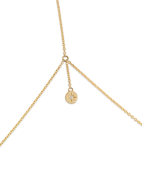 Anais Diamond Dangle Body Chain