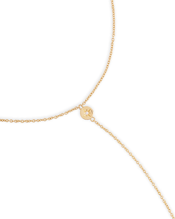 Anais Diamond Dot Foot Chain