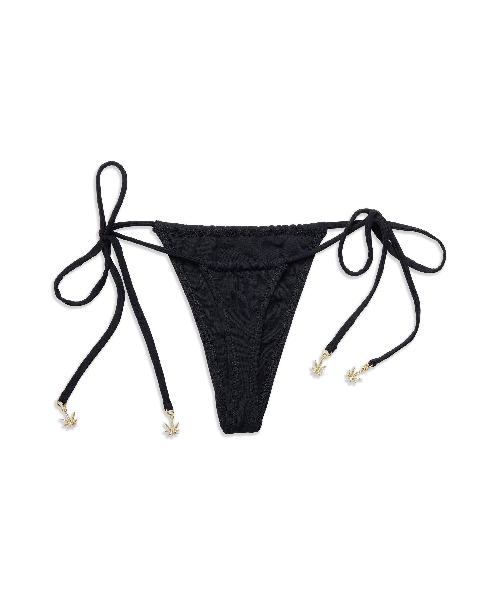Mary-Jane Black Micro Bikini Thong