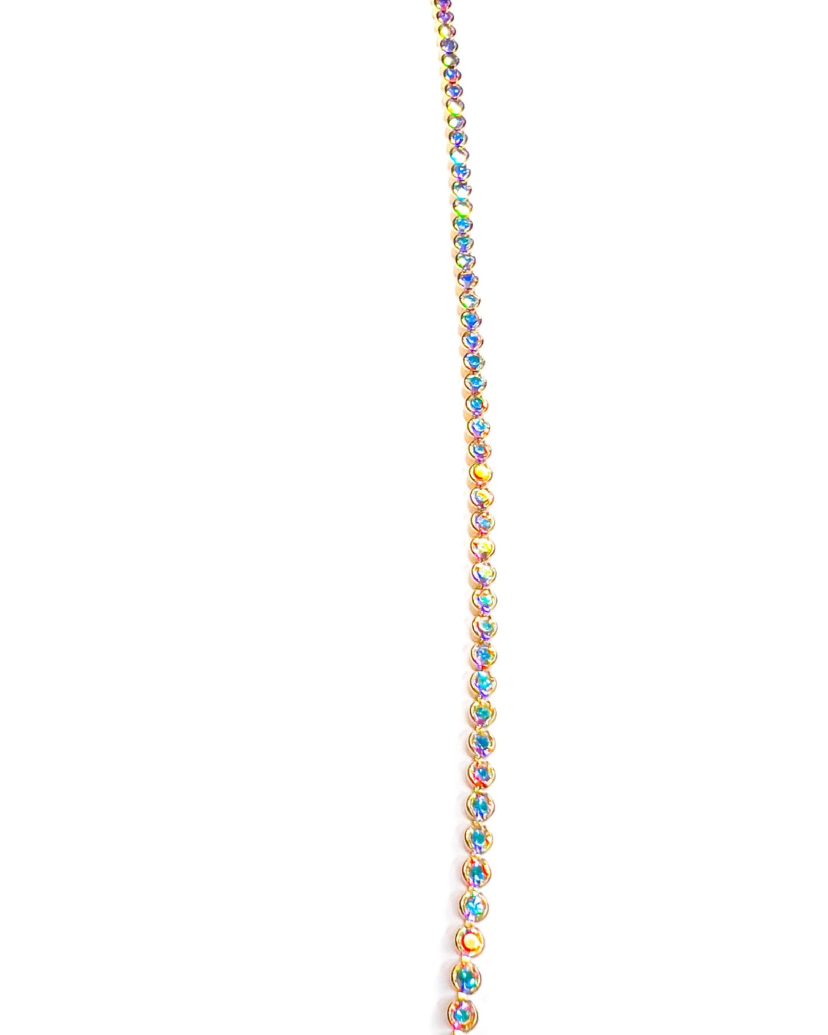 Crystal Tennis Anklet – sheytan.world