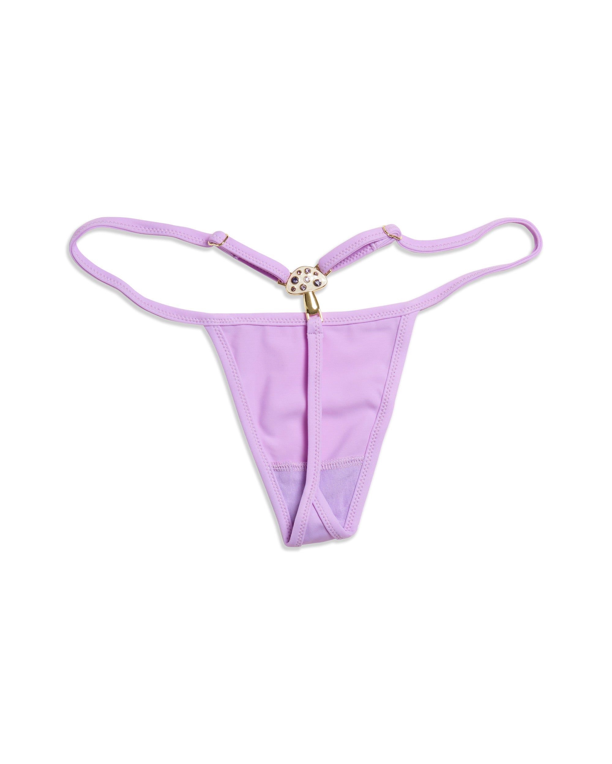 Mushroom Lilac Thong
