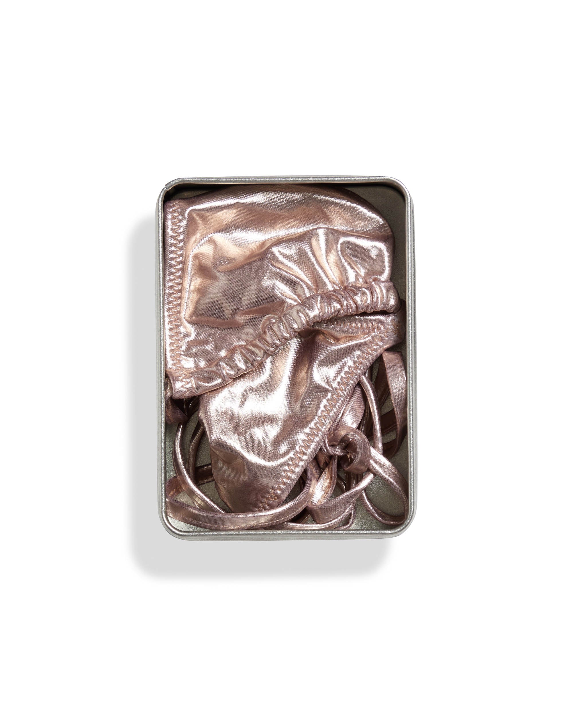 Silver Chrome Bikini Thong