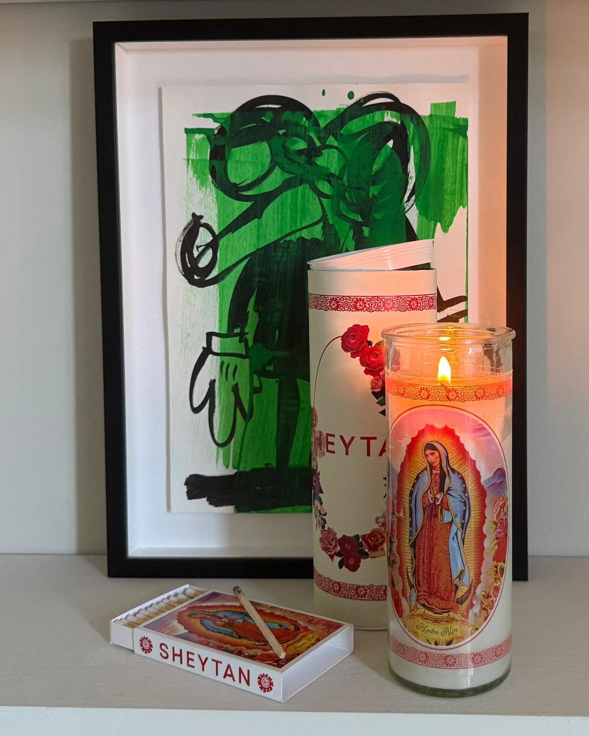 Madre Mia Prayer Candle & Matches